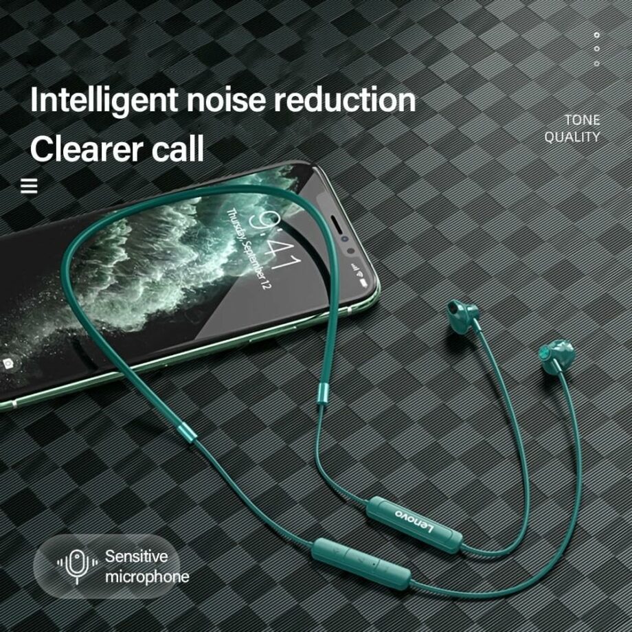 Lenovo Thinkplus SH1 Ergonomic Design Wireless Earbuds - Black