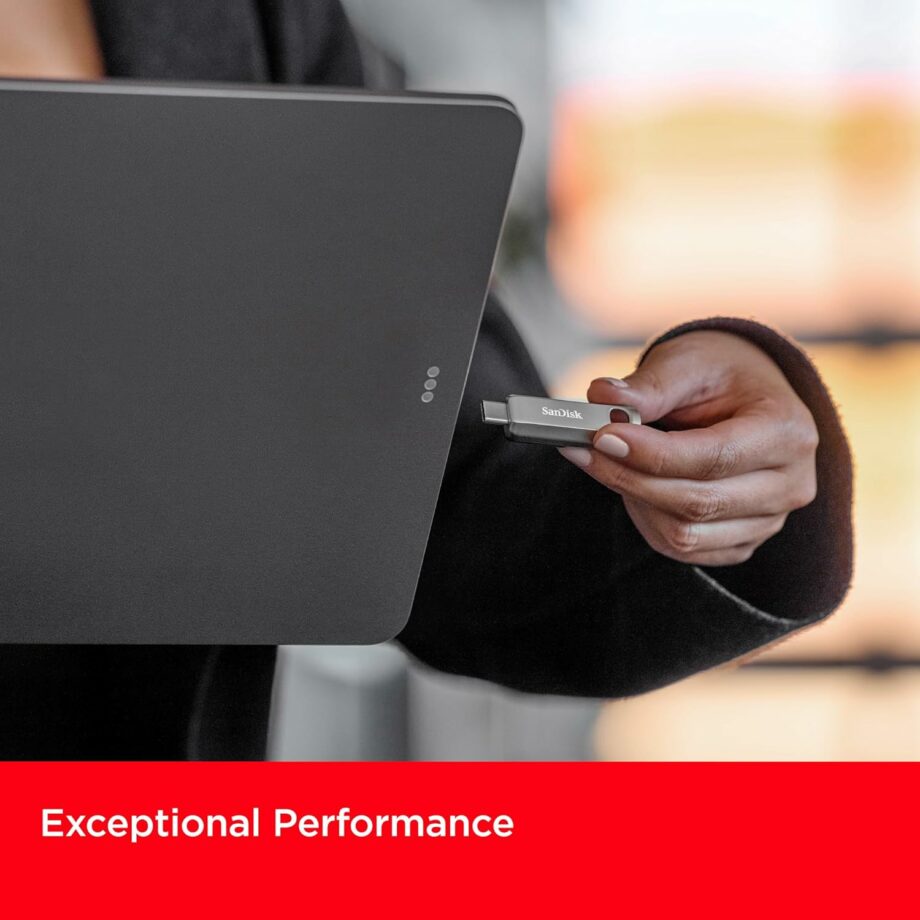 SanDisk 256GB Ultra Luxe 400MB/s USB Type-C Flash Drive
