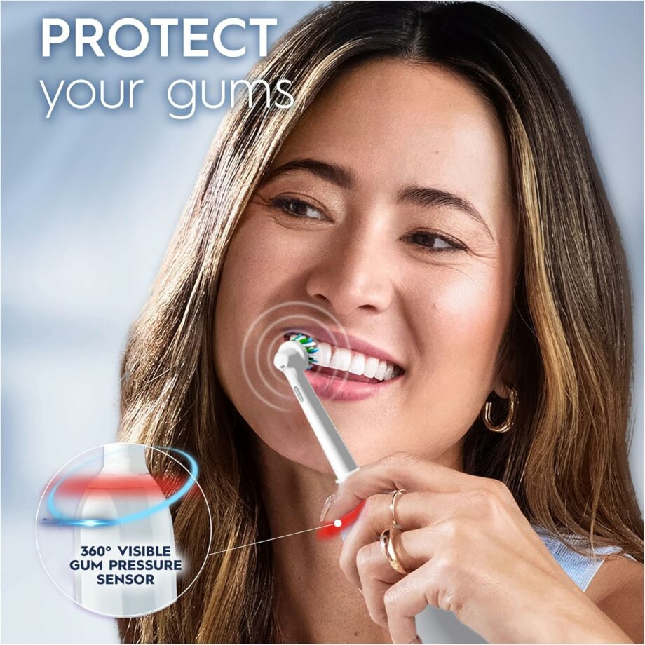 Oral-B Pro Series 3 Electric Toothbrush with Cross Action Brush Head and 3 Modes - White