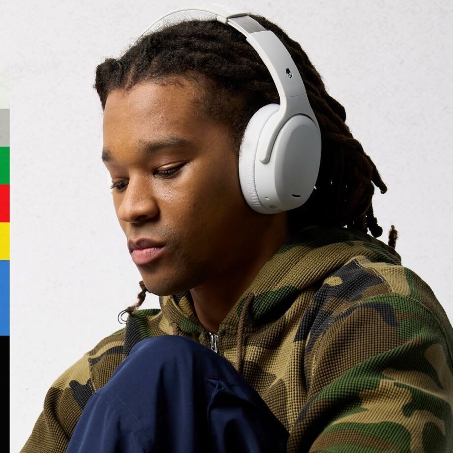 Skullcandy Crusher ANC 2 Over-Ear Noise Cancelling Wireless Headphones - Bone