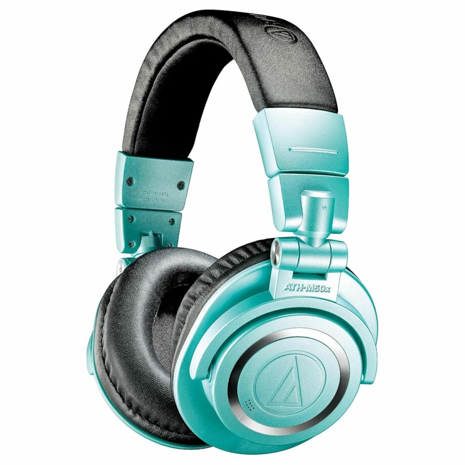 Audio-Technica ATH-M50BT Wireless Professional Studio Monitor Headphones - Ice Blue