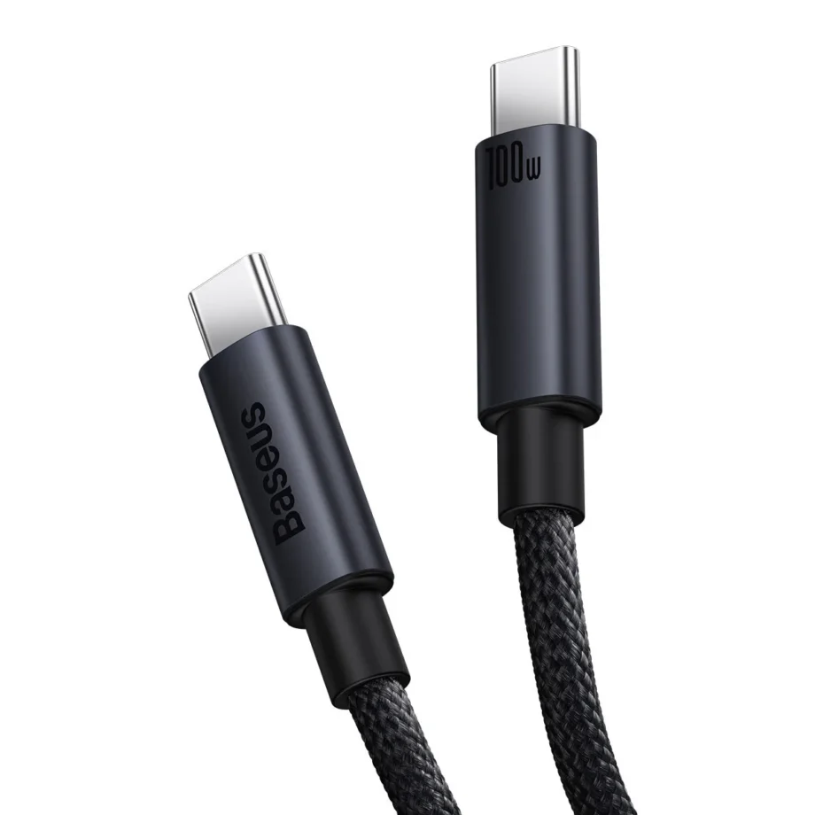 Baseus 100W Braided USB C to USB C Cable - 1M