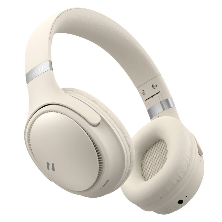 Havit H630 Over-Ear Foldable Wireless Bluetooth Headset - Beige