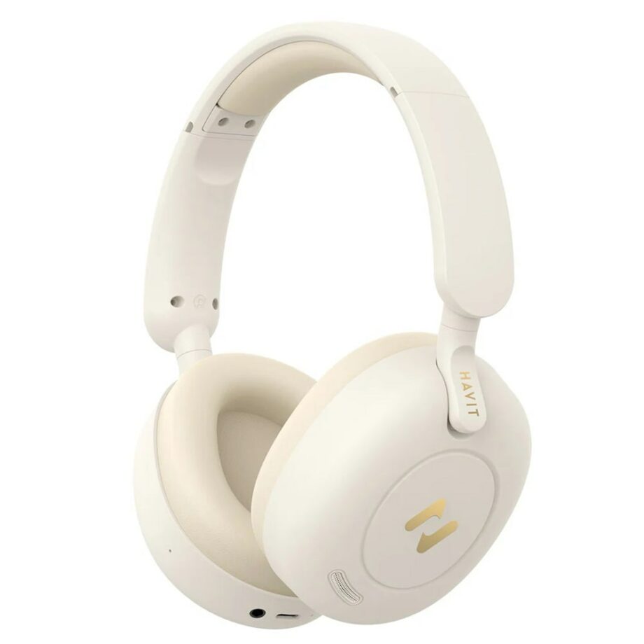 Havit H655 Pro Wireless Active Noise Cancelling Headset - Beige