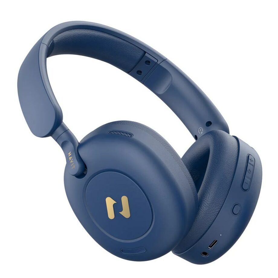 Havit H655 Pro Wireless Active Noise Cancelling Headset - Blue