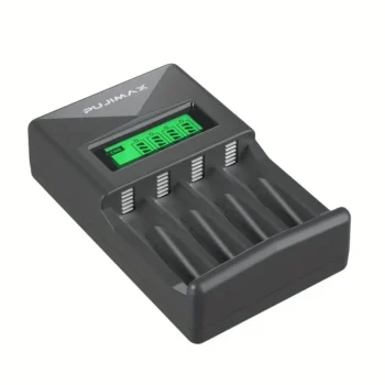 Pujimax 4 Slots Smart USB Powered Charger for AA/AAA Rechargeable Batteries