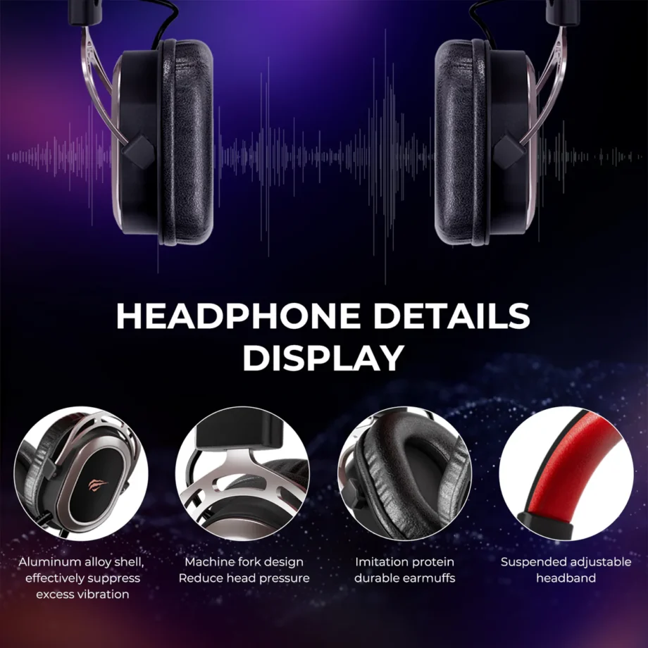 Havit H2008D Multi-Platform 7.1 Surround Sound Gaming Headset