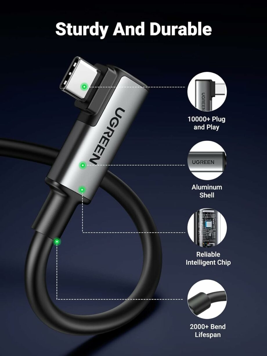 UGREEN USB C Oculus Quest 2, Pico 4 and PC/Steam VR Link Cable - 5M