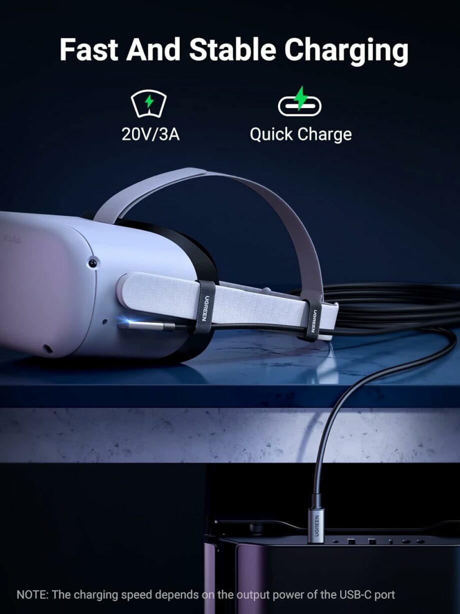 UGREEN USB C Oculus Quest 2, Pico 4 and PC/Steam VR Link Cable - 5M