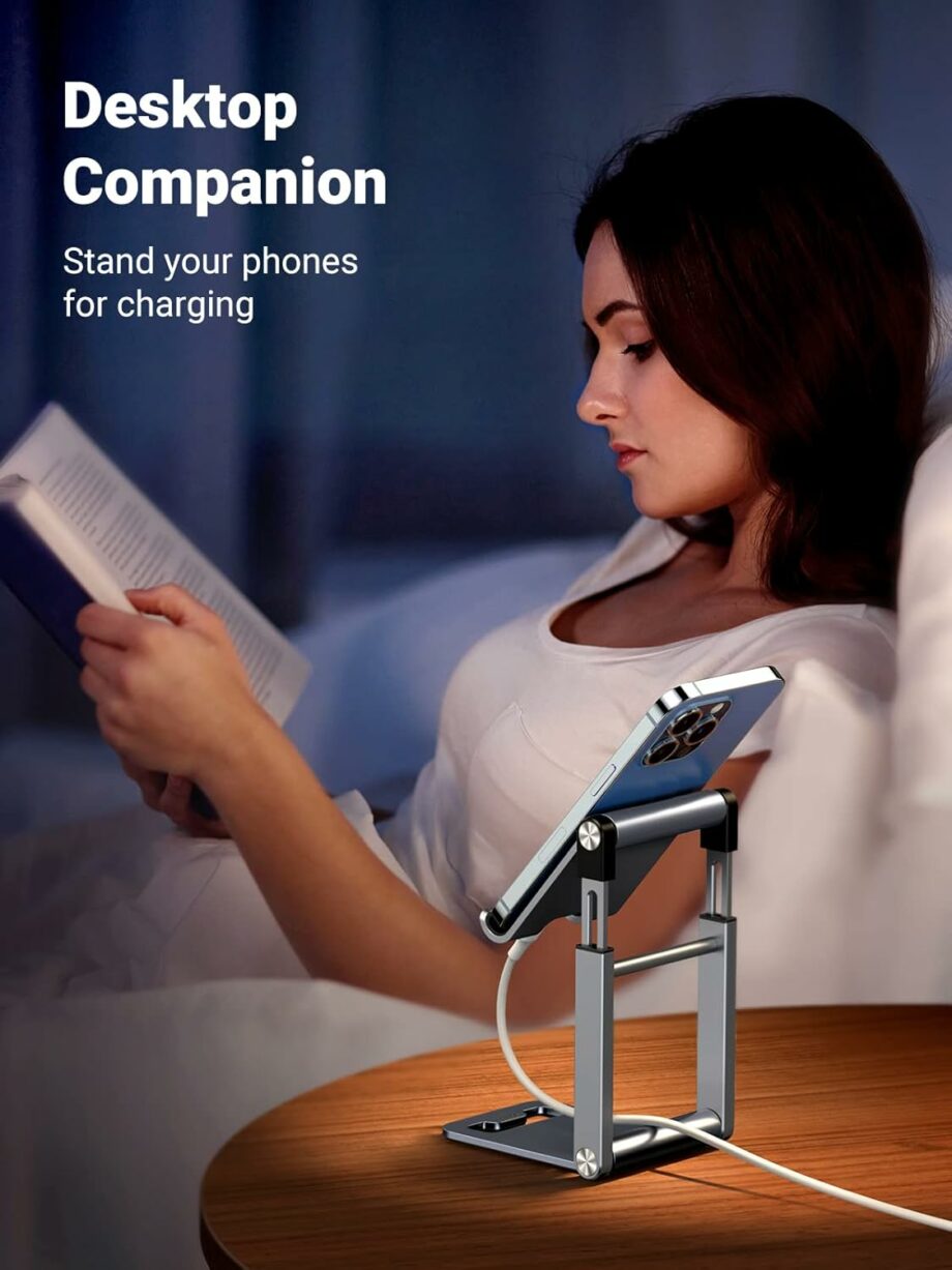 UGREEN Adjustable Height Foldable Portable Phone Holder