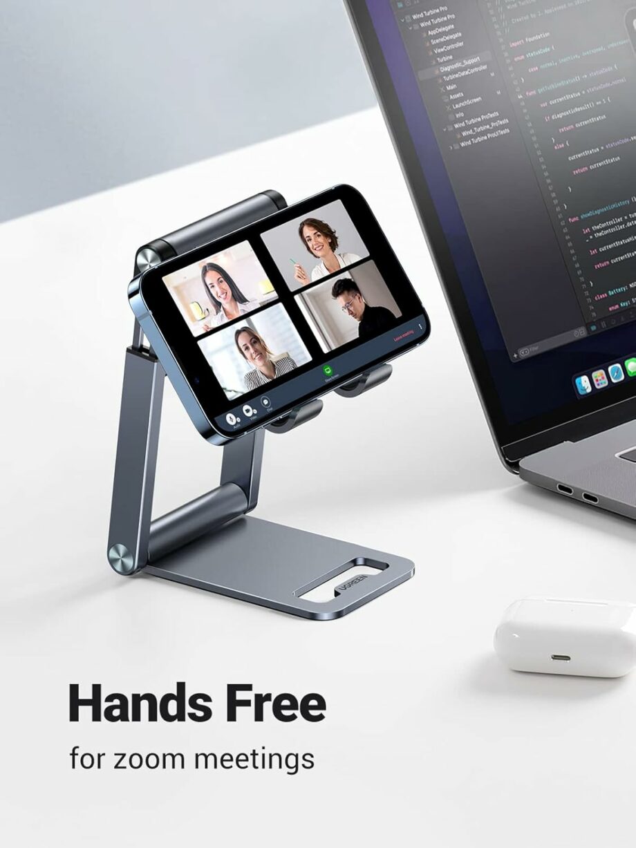 UGREEN Adjustable Height Foldable Portable Phone Holder
