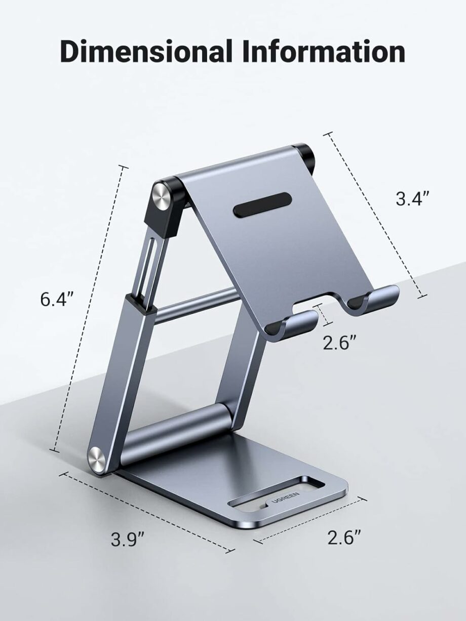 UGREEN Adjustable Height Foldable Portable Phone Holder