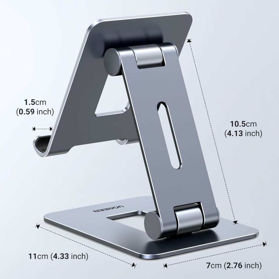 UGREEN Fully Adjustable Aluminum Foldable Phone Holder