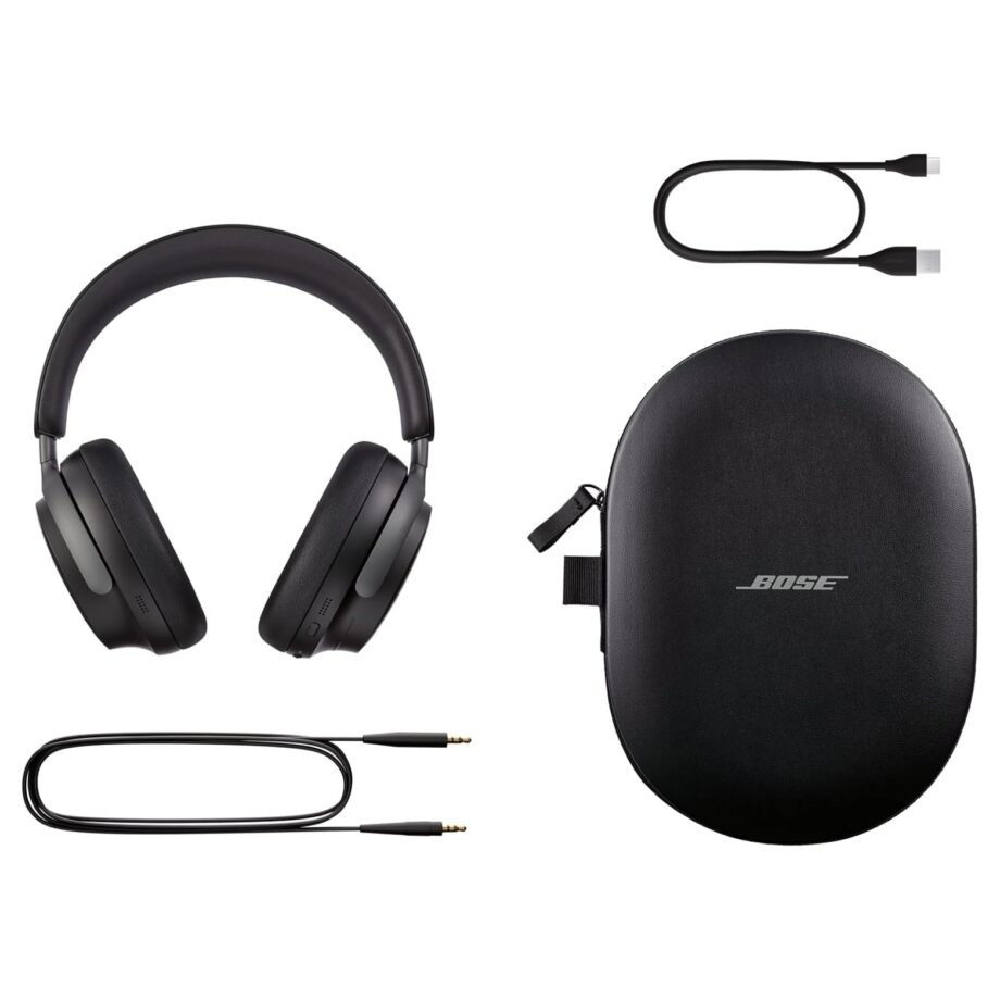 Bose QuietComfort Ultra Wireless Bluetooth Noise Cancelling Headphones with Spatial Audio - Black (Pre-Order)