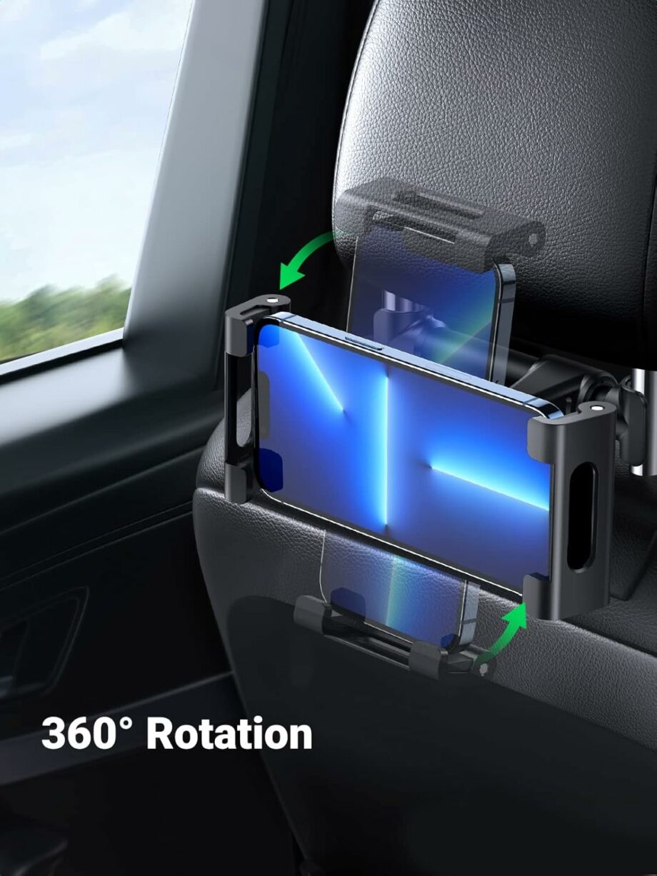 UGREEN Back Seat Car Tablet & Phone Holder Compatible with Up to 12.9'' Tablets