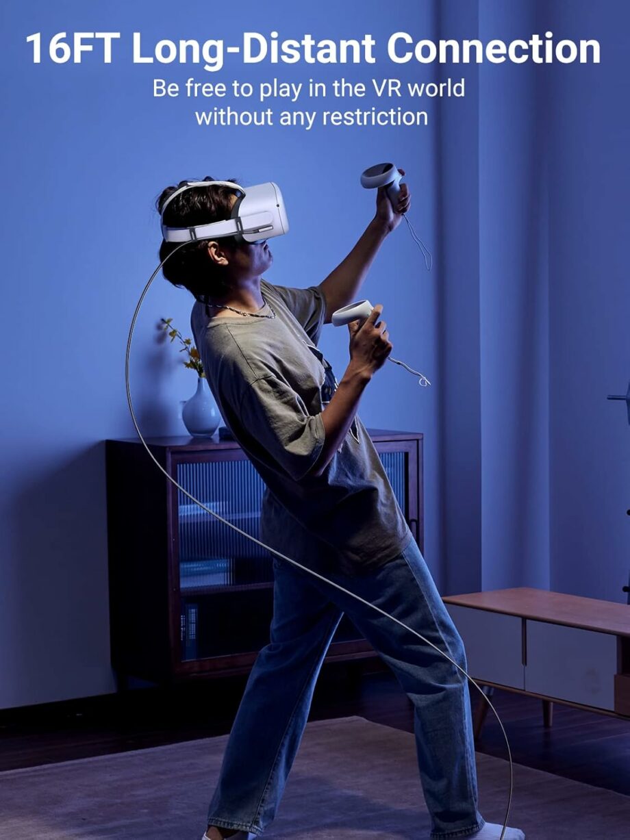 UGREEN USB C Oculus Quest 2, Pico 4 and PC/Steam VR Link Cable - 5M