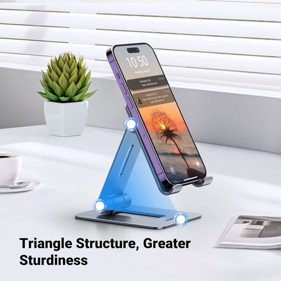 UGREEN Fully Adjustable Aluminum Foldable Phone Holder