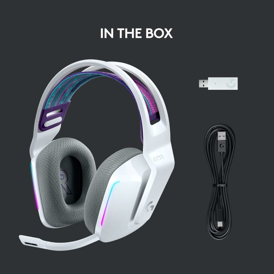 Logitech G733 LIGHTSPEED Wireless Gaming Headset - White