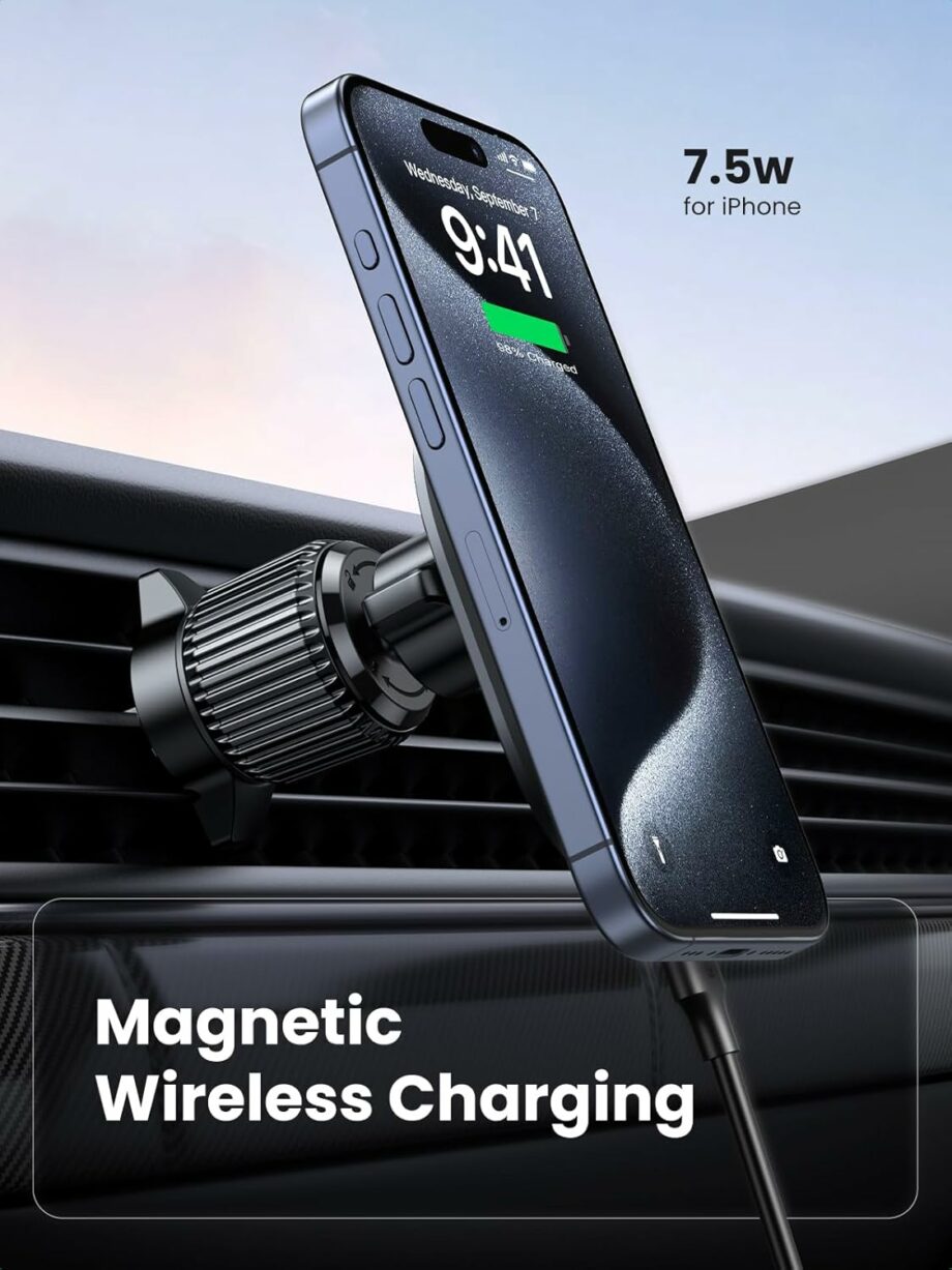 UGREEN MagSafe Magnetic Wireless Car Mount Charger Charger