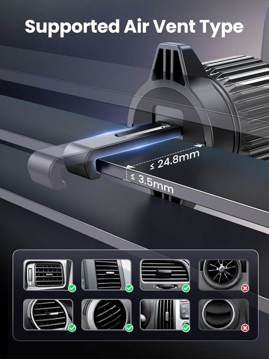 UGREEN MagSafe Magnetic Wireless Car Mount Charger Charger