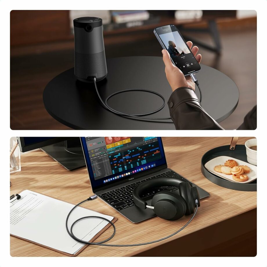 UGREEN USB C to 3.5mm Stereo Cable with Audio Chip - 1M