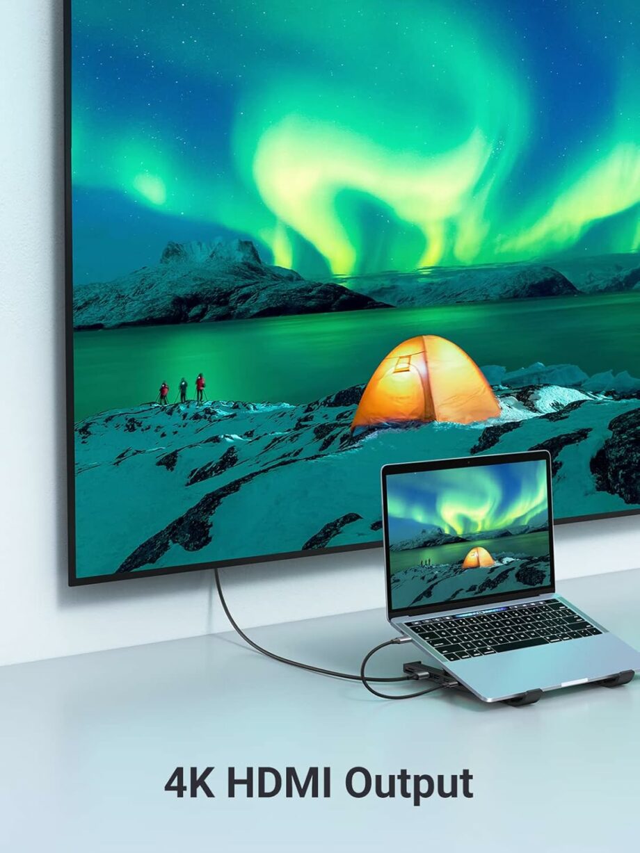 UGREEN 5-In-1 Laptop Stand Docking Station