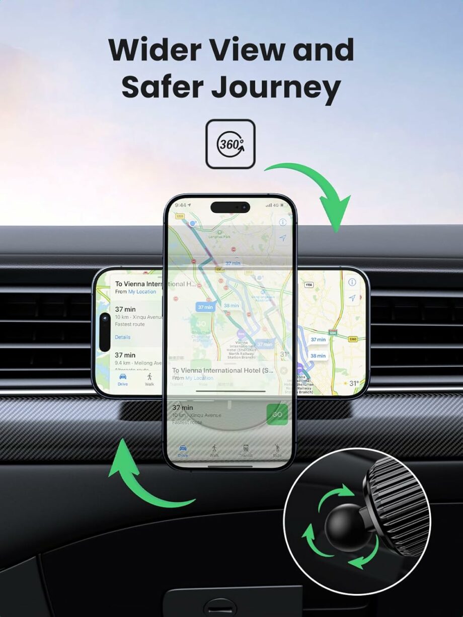 UGREEN MagSafe Magnetic Wireless Car Mount Charger Charger