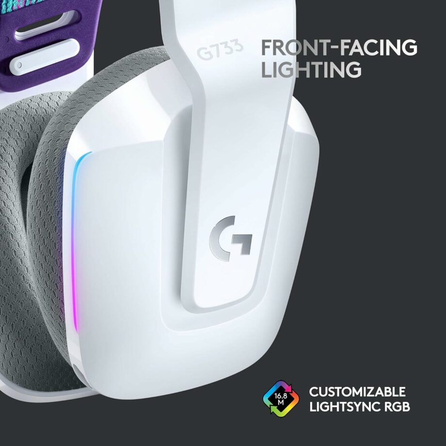 Logitech G733 LIGHTSPEED Wireless Gaming Headset - White
