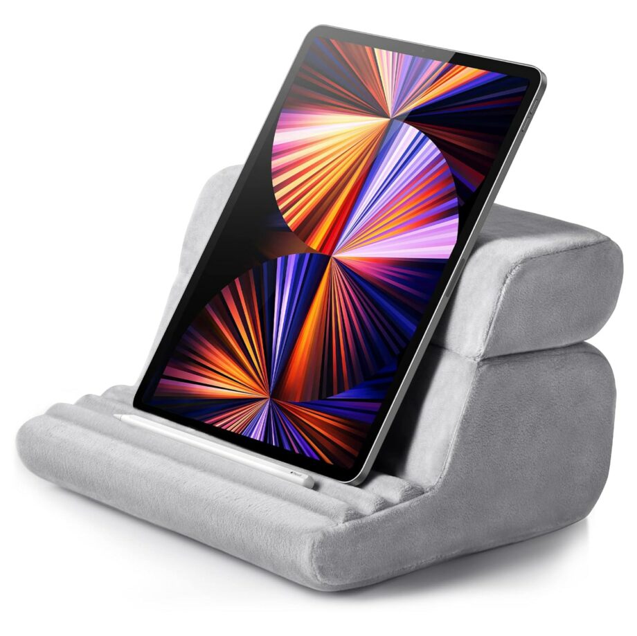 UGREEN Tablet Pillow Stand for Lap Soft Holder Bed with 3 Viewing Angles