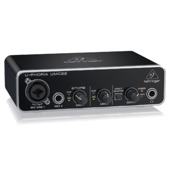 Behringer U-Phoria UMC22 USB Audio Interface (Pre-Order)