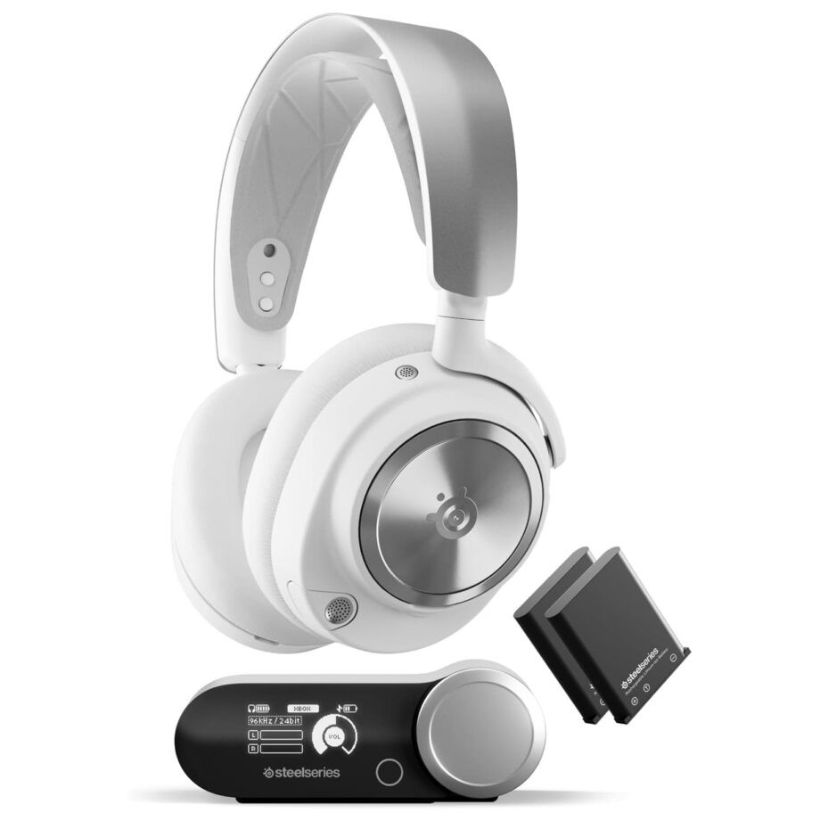 SteelSeries Arctis Nova Pro Wireless Multi-System Gaming Headset - White (Pre-Order)