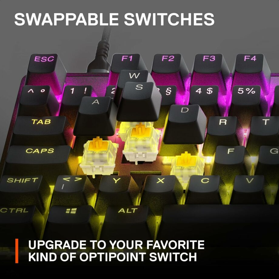 SteelSeries Apex 9 TKL RGB HotSwap Optical Mini Gaming Keyboard (Pre-order)