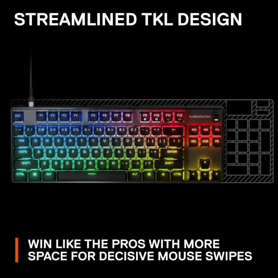 SteelSeries Apex 9 TKL RGB HotSwap Optical Mini Gaming Keyboard (Pre-order)