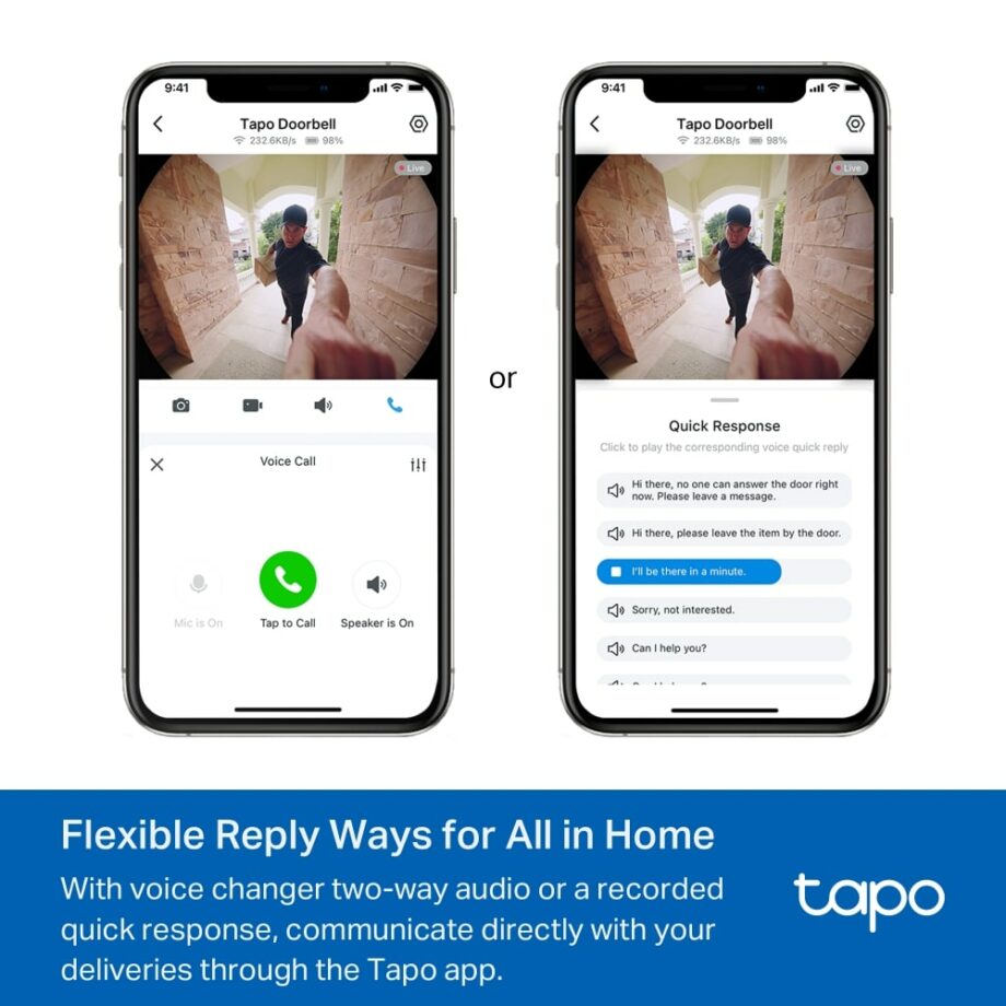 TP-Link Tapo D235 Video Doorbell Camera