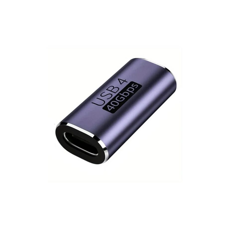 USB Type C Female To Female Adapter Extender Support 100W Charging 40Gbps 8K@60Hz