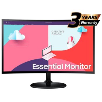 Samsung 24" (C360) Full HD VA, 75Hz AMD FreeSync Eye Saver Mode & Flicker Free Curved Monitor