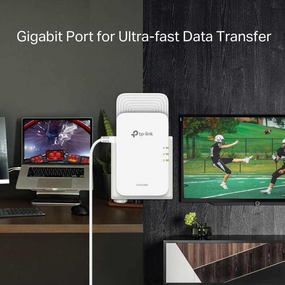 TP-Link G.hn2400 Powerline AX1800 Wi-Fi 6 Kit (PGW2440 KIT)