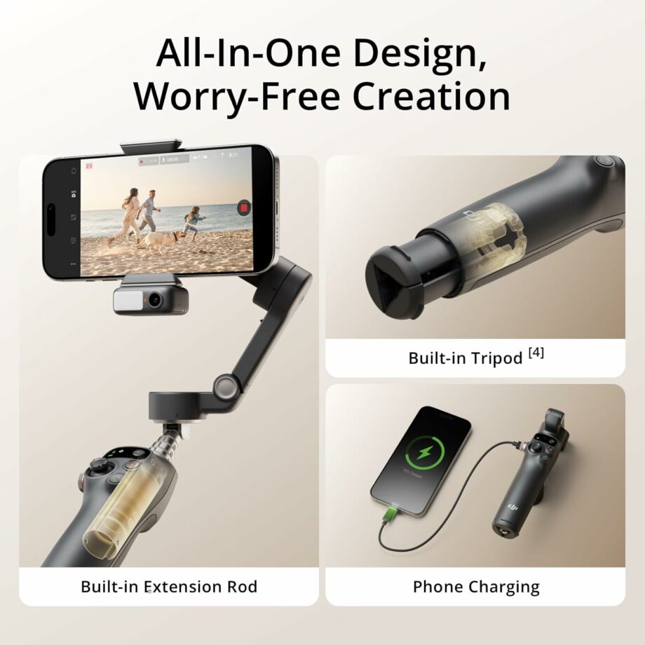 DJI Osmo Mobile 7P Gimbal Stabilizer for iPhone and Android Devices