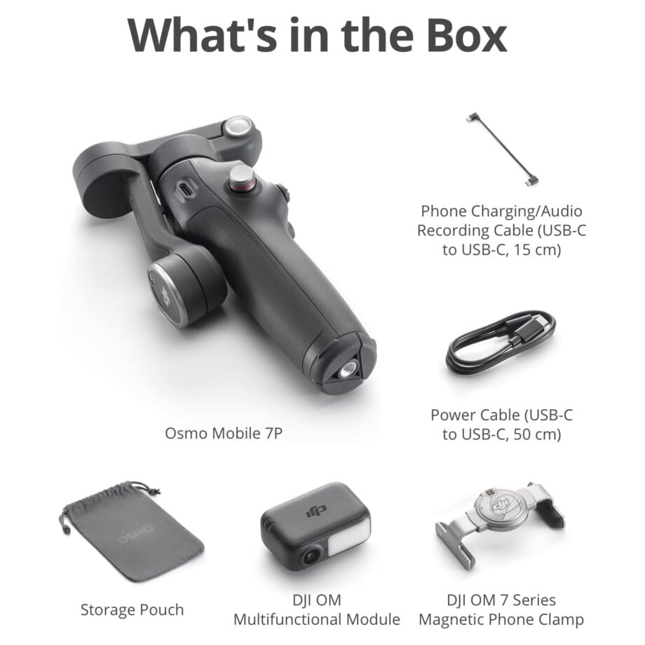 DJI Osmo Mobile 7P Gimbal Stabilizer for iPhone and Android Devices