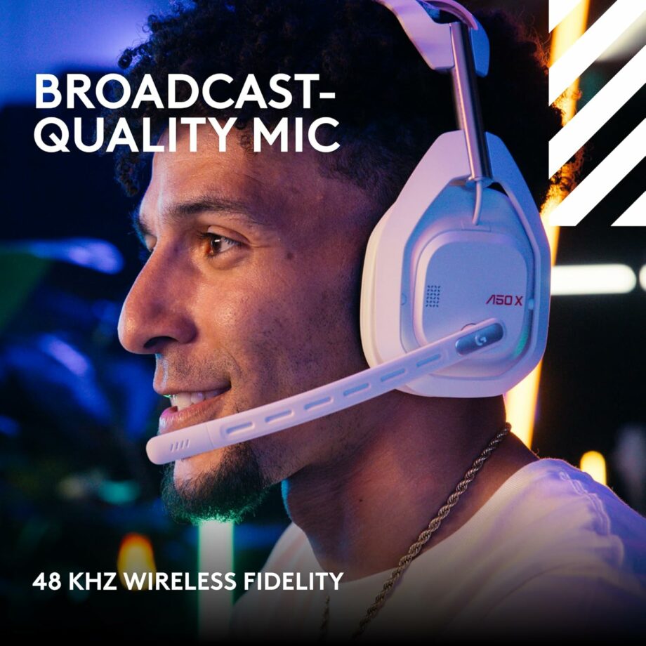 Logitech G Astro A50 X Omni-Platform Wireless Gaming Headset + Base Station - White