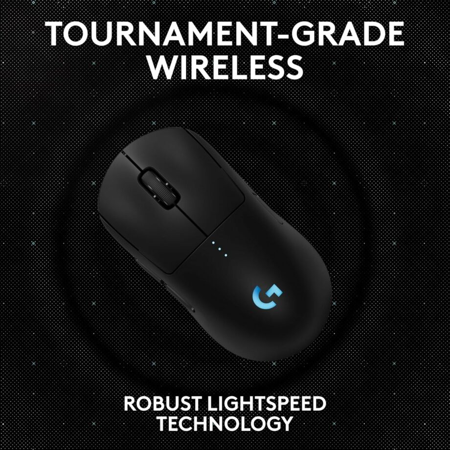 Logitech G PRO 2 Lightspeed 44K DPI Sensor Wireless Gaming Mouse - Black