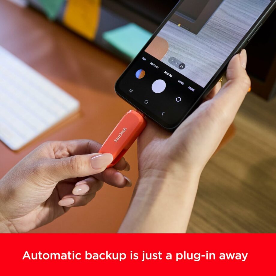 SanDisk 2 In 1 128GB USB-A and Type-C Flash Drive