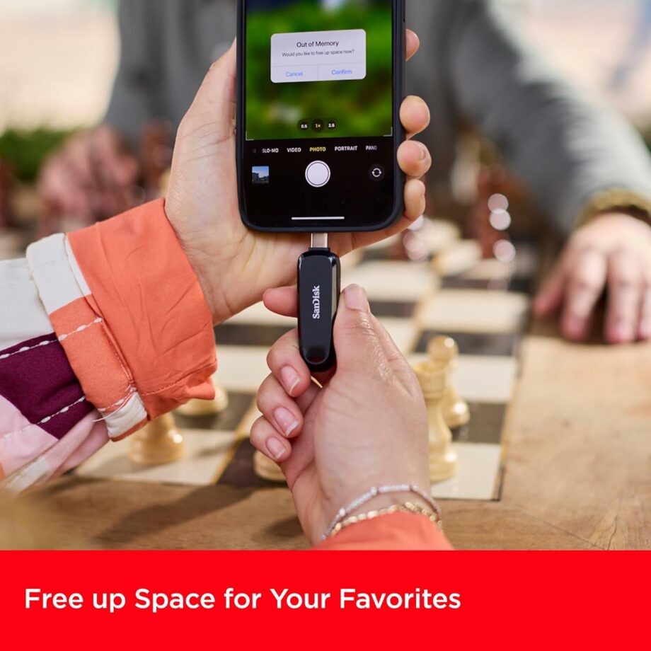 SanDisk 2 In 1 128GB USB-A and Type-C Flash Drive