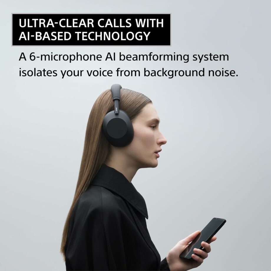 Sony WH-1000XM6 The Best Wireless Noise Canceling Headphones - Black
