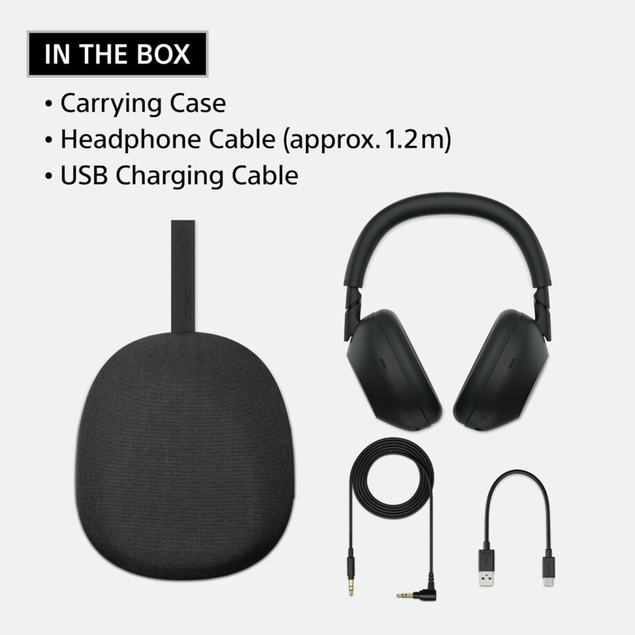 Sony WH-1000XM6 The Best Wireless Noise Canceling Headphones - Black